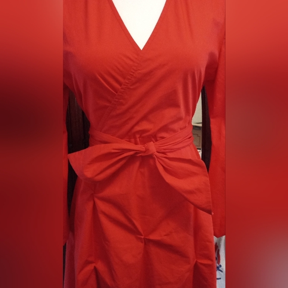 Vintage Style Scarlet Red Dress 🔥 ❤️ Unknown Designer - Picture 2 of 13